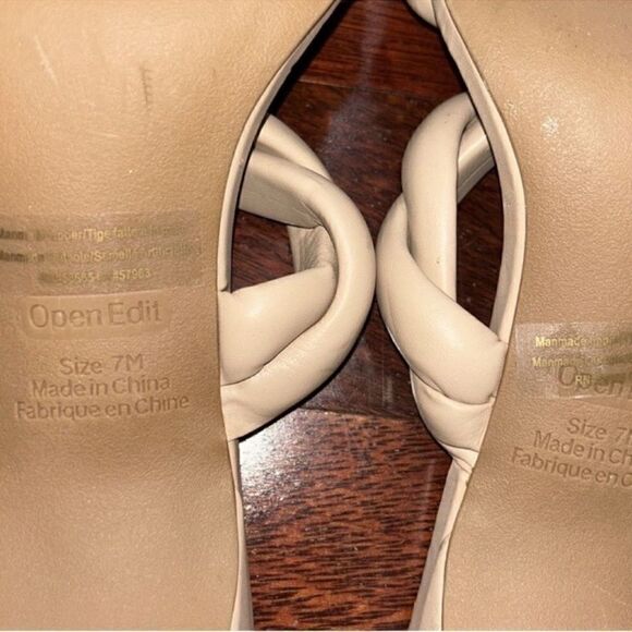Open Edit Tan Slide Sandal(Size 7M) - Picture 4 of 6
